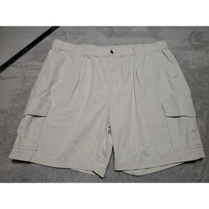 Tommy Bahama Cargo Shorts Men XXL‎ 42/7 Light Beige Cotton Beach Preppy Stretch